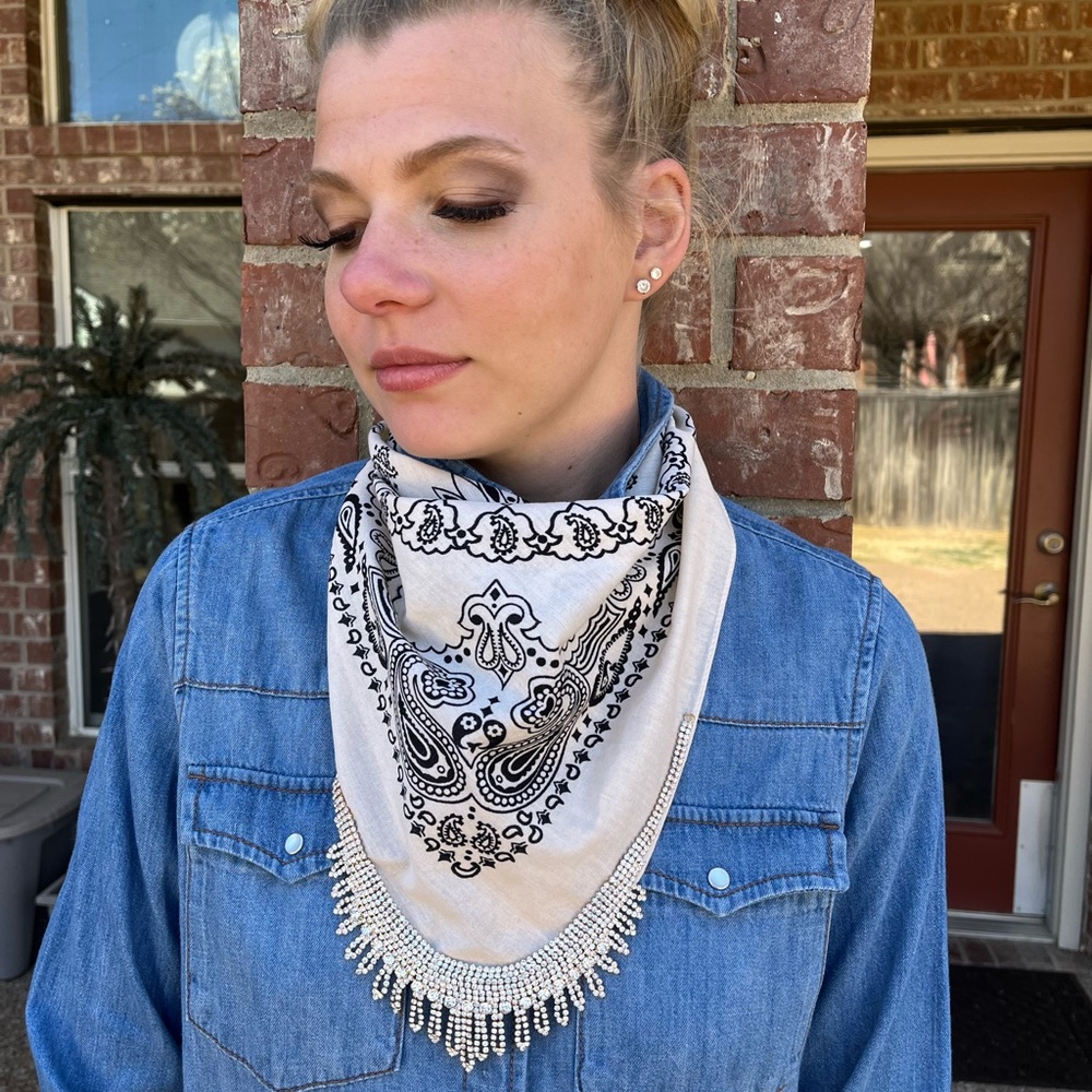 Rhinestone Bandanna.